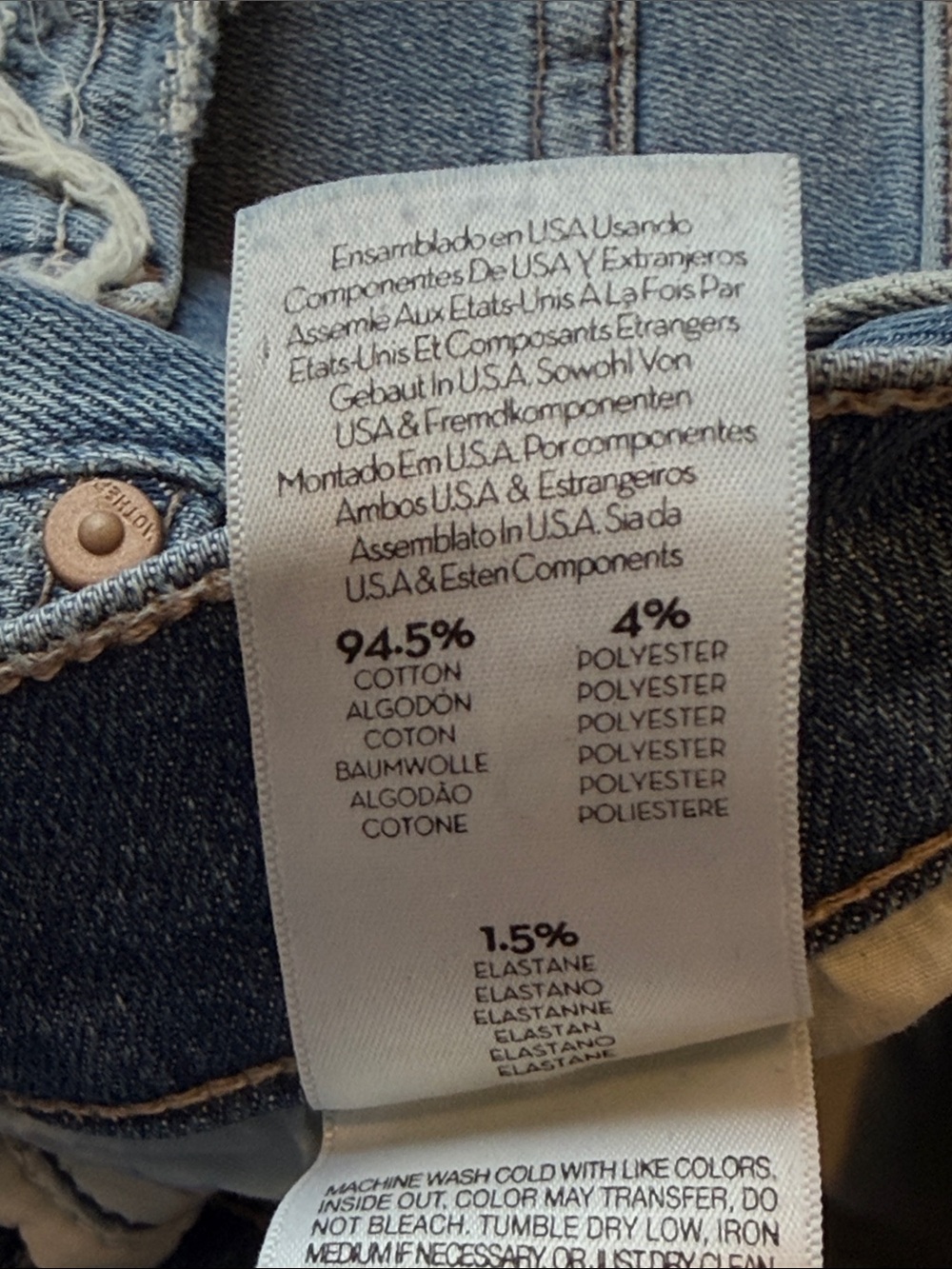 MOTHER Light Blue Distressed Ankle Crop Jeans NWT rascal ankle plisez 30 - Picture 6 of 9